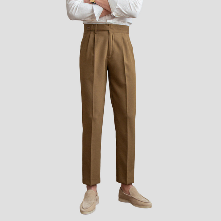 Gregory | Tailored Pleated Trousers