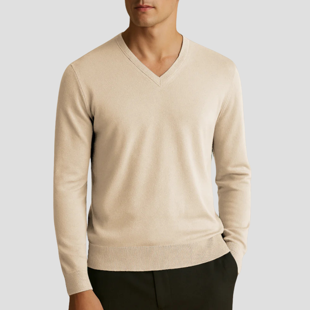 Borden | Classic V-Neck Jumper