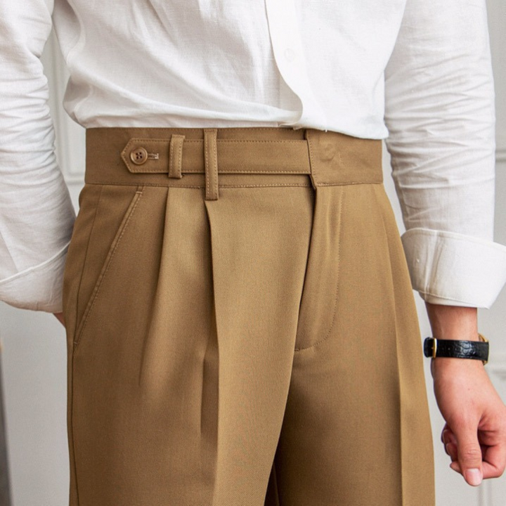 Gregory | Tailored Pleated Trousers