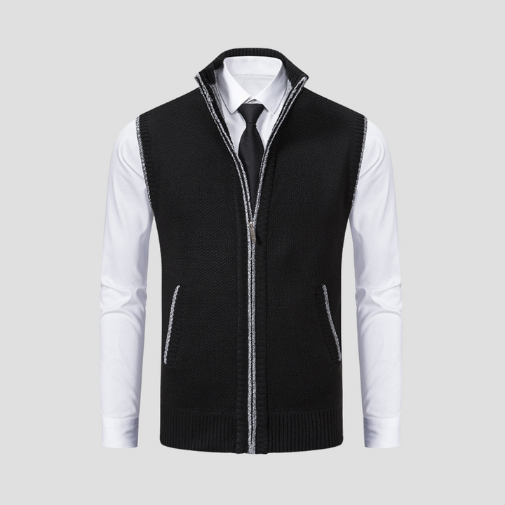 Chatham | Knitted Zip Gilet