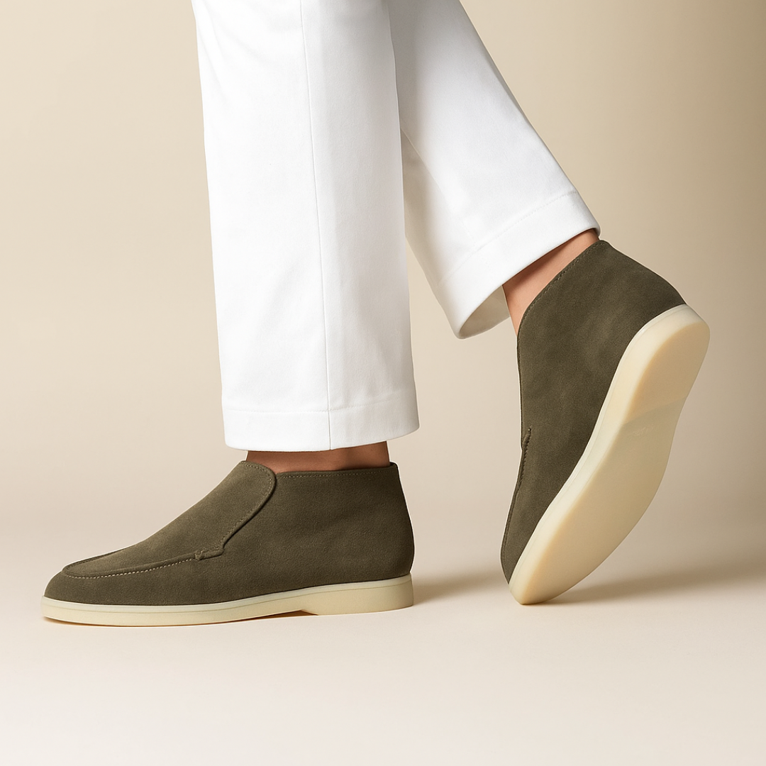 Sebastian | Suede Ankle Loafers