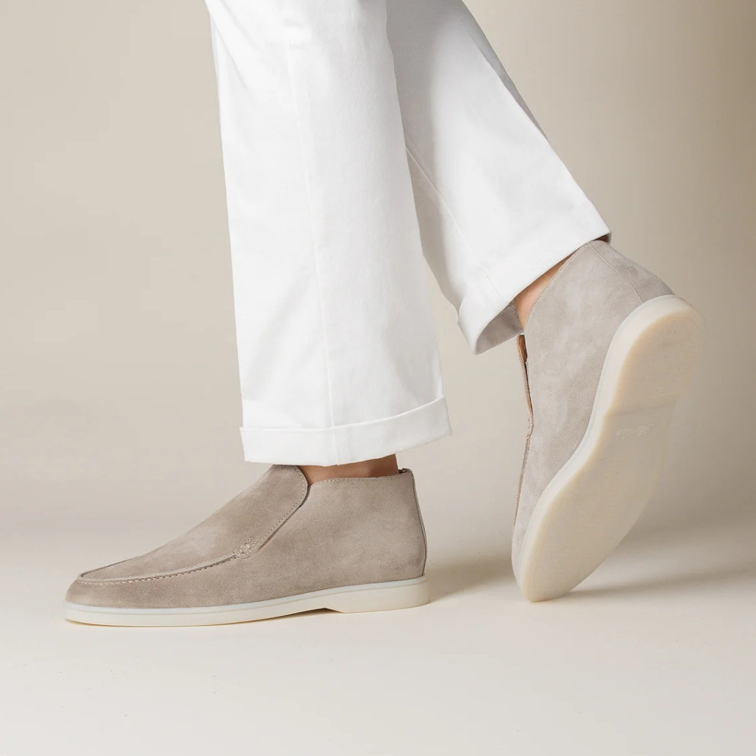 Sebastian | Suede Ankle Loafers