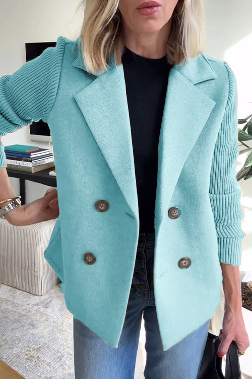 Sasha Knit Sleeve Blazer