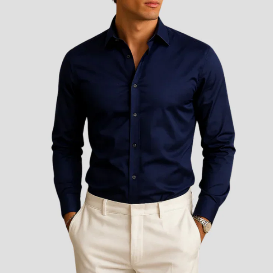 Quentin | Fitted Contrast Shirt