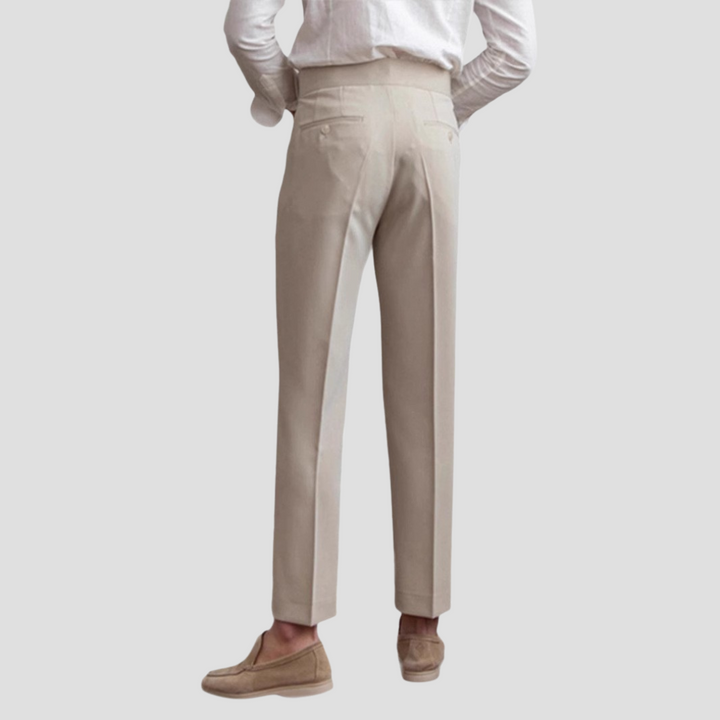 Gregory | Tailored Pleated Trousers