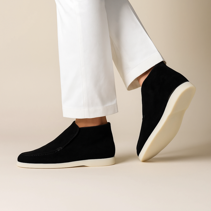 Sebastian | Suede Ankle Loafers