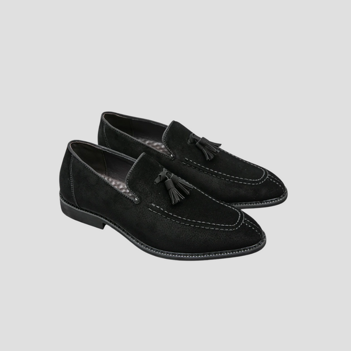 Arthur | Suede Tassel Loafers