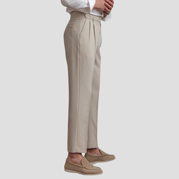 Gregory | Tailored Pleated Trousers