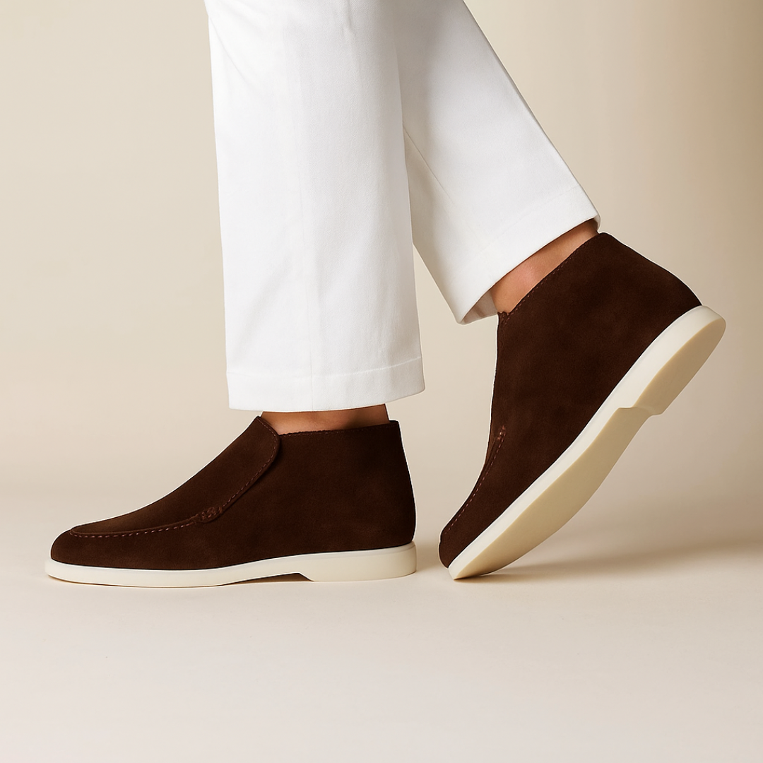 Sebastian | Suede Ankle Loafers
