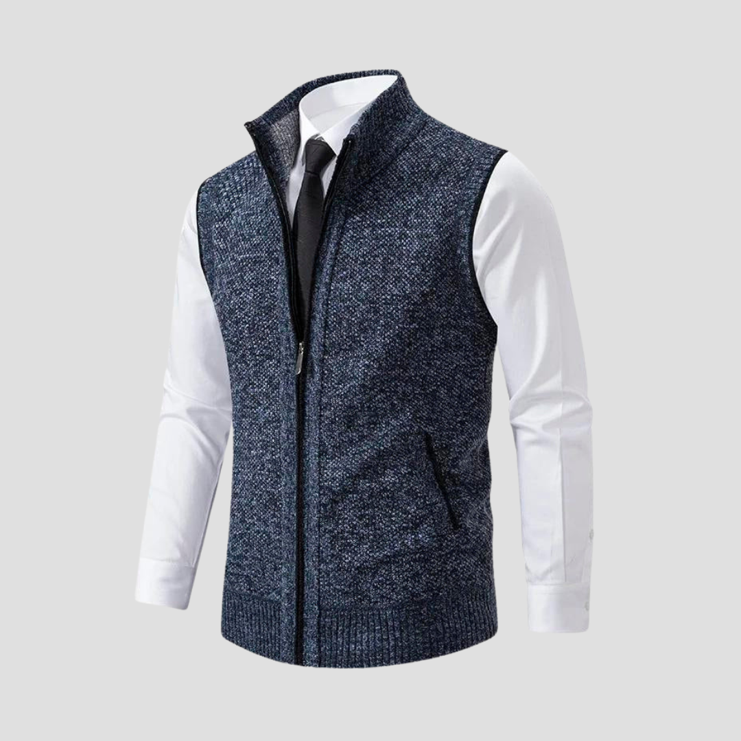 Chatham | Knitted Zip Gilet