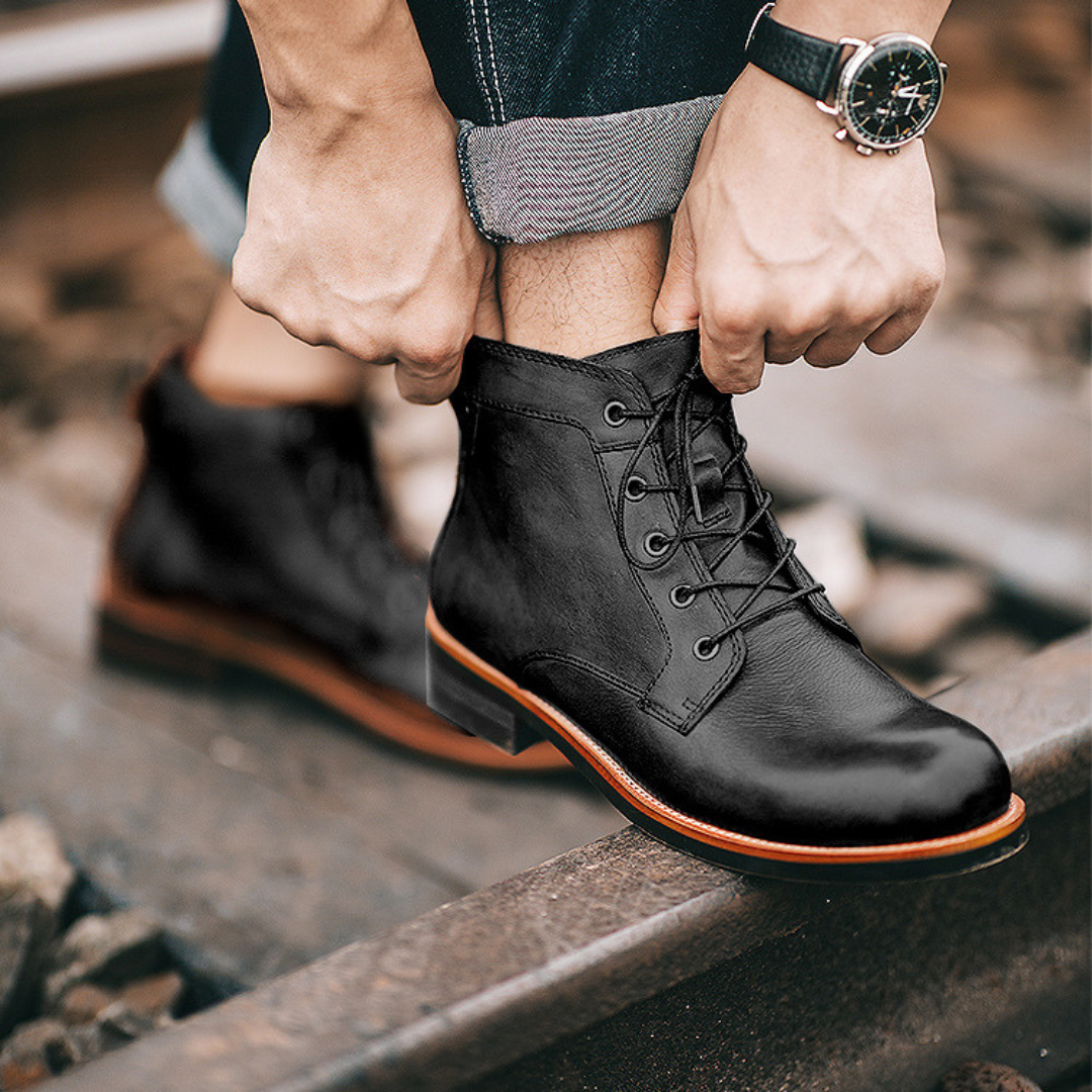 Godfrey | Leather Ankle Boots