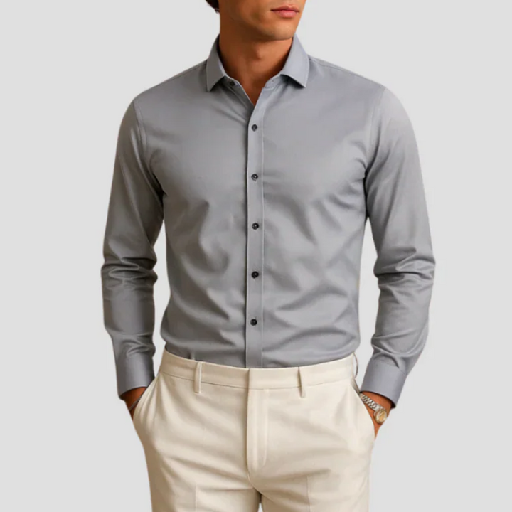 Quentin | Fitted Contrast Shirt