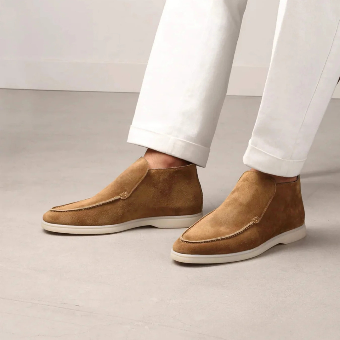 Sebastian | Suede Ankle Loafers