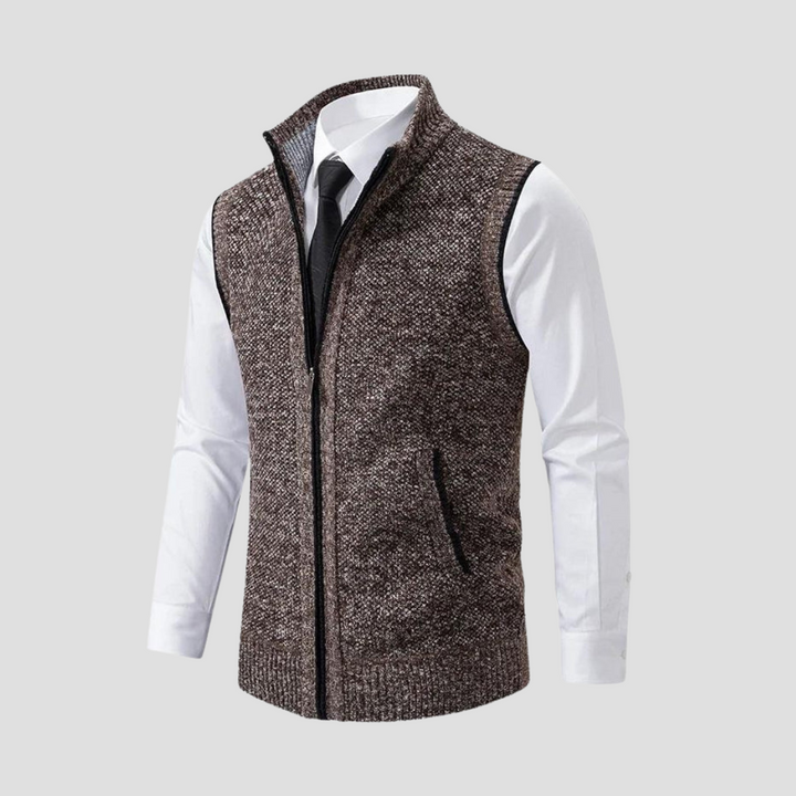 Chatham | Knitted Zip Gilet