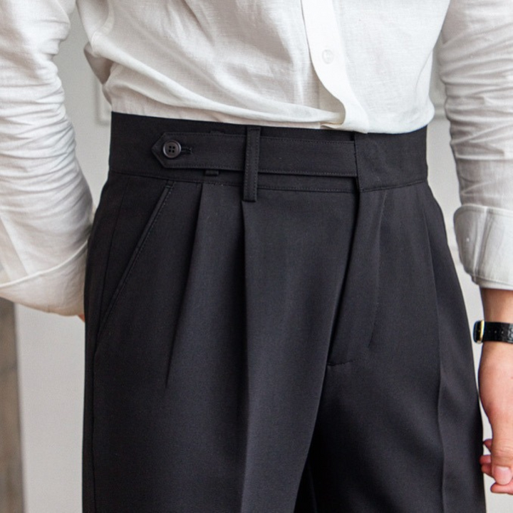 Gregory | Tailored Pleated Trousers