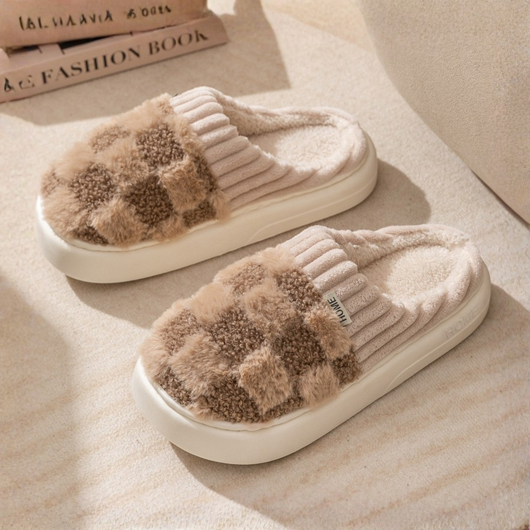 DAMINI™ - Comfy Fluffy Indoor Plush Non-Slip Slippers
