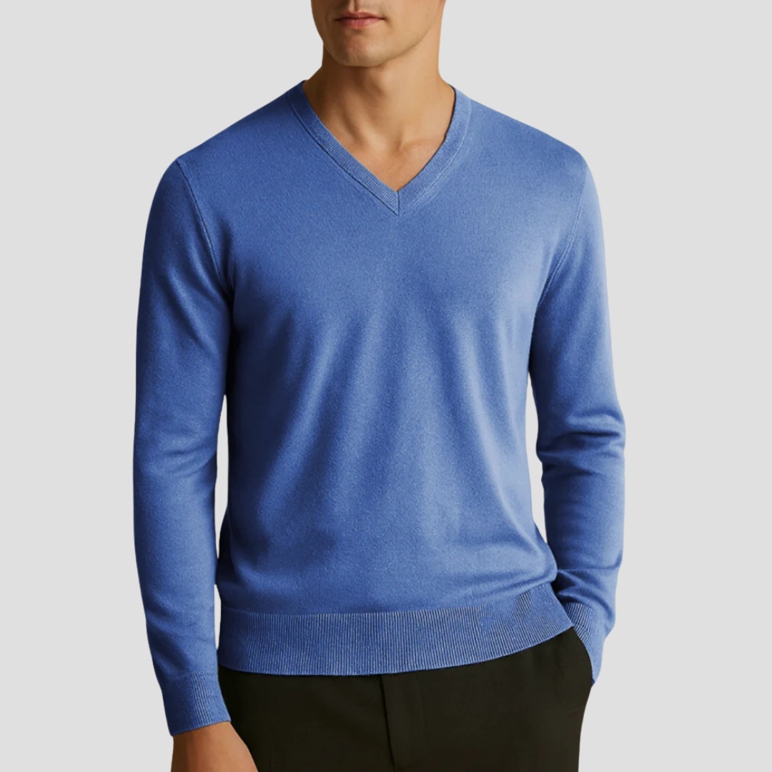 Borden | Classic V-Neck Jumper