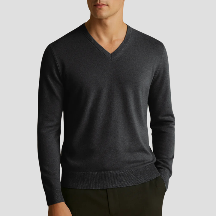 Borden | Classic V-Neck Jumper