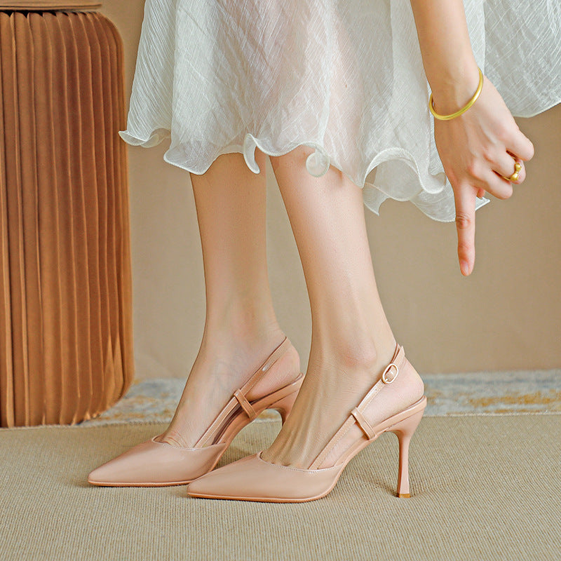 ZURI™ - Elegant Pointed Toe Adjustable Strap Stiletto